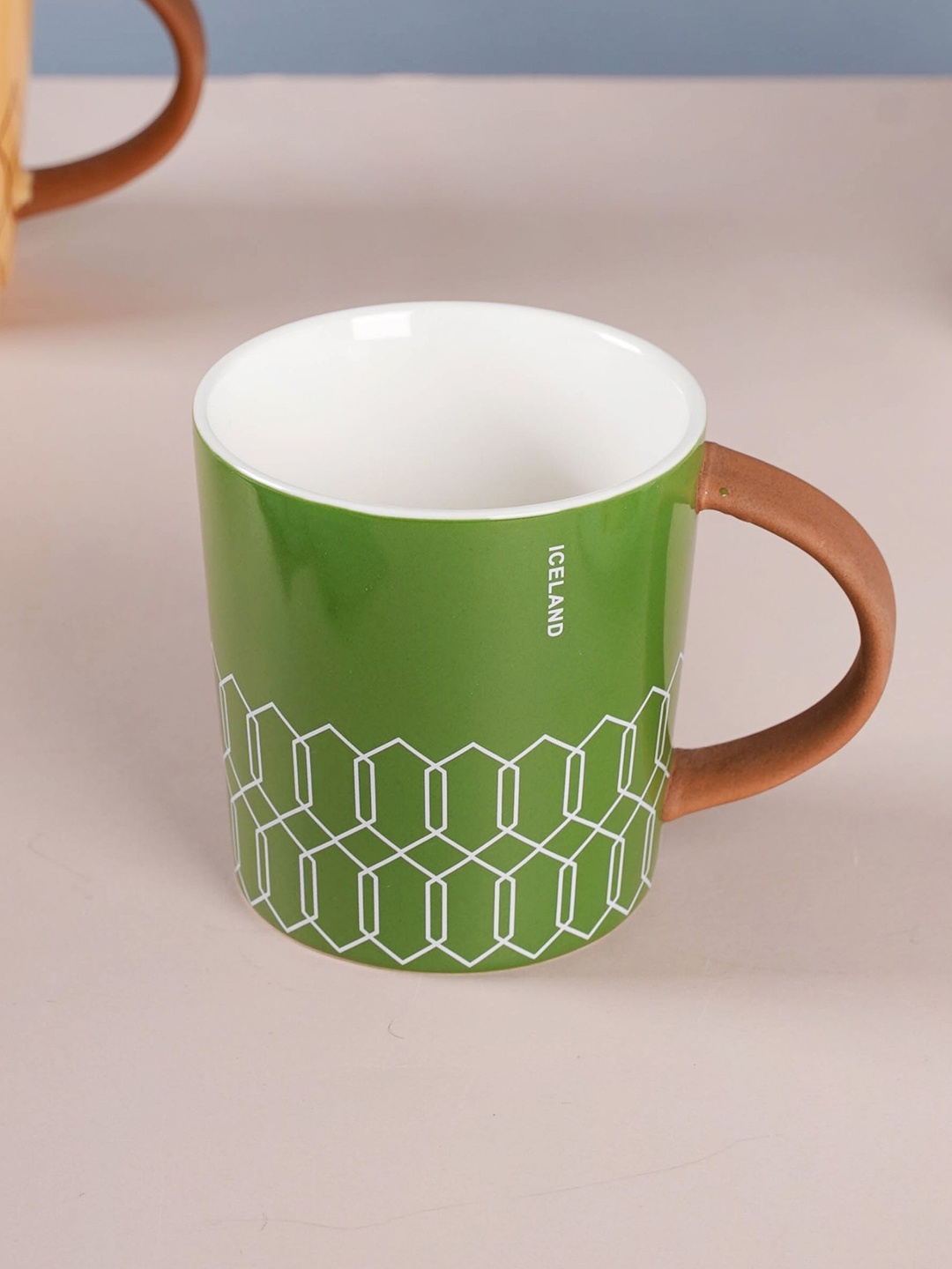 

Nestasia Green Ceramic Mug For Tea 300 ml