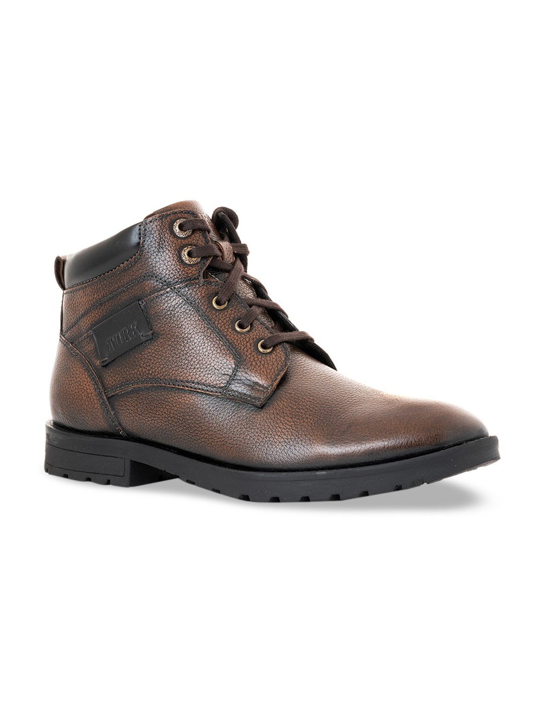 

Khadims Men Brown Leather Outdoor Boots for Men