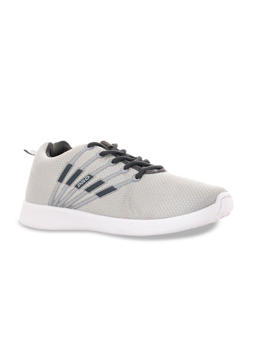 

Khadims Men Grey Woven Design Sneakers