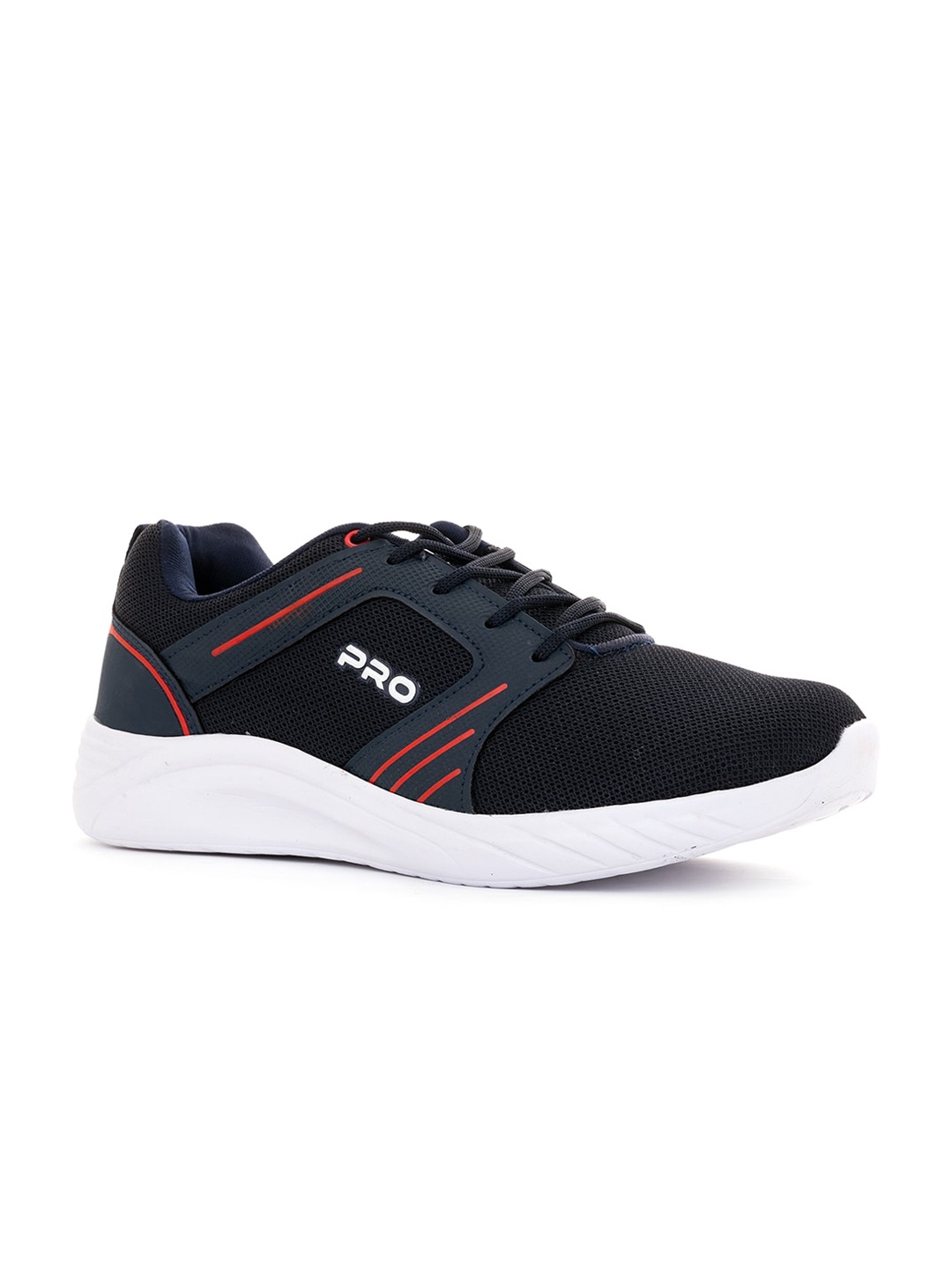 

Khadims Men Navy Blue Woven Design Sneakers