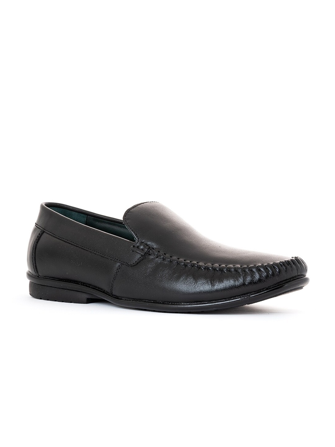 

Khadims Men Black Slip-On Sneakers