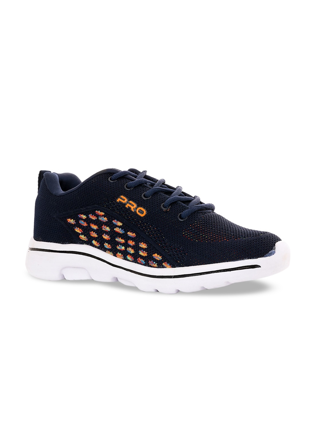 

Khadims Men Navy Blue Woven Design Sneakers