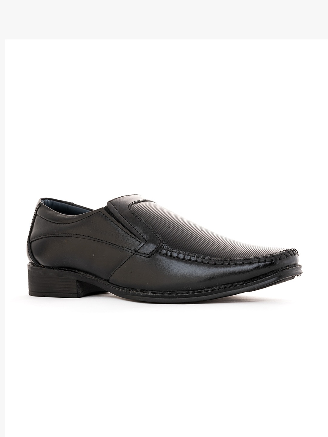 

Khadims Men Black Slip-On Formal Shoe