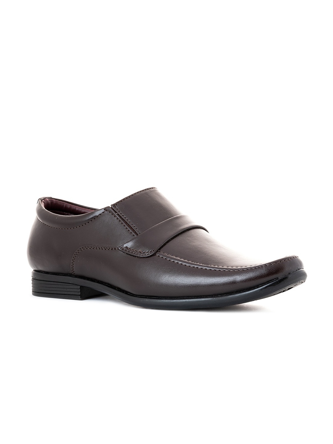 

Khadims Men Brown Solid Slip On Loafers