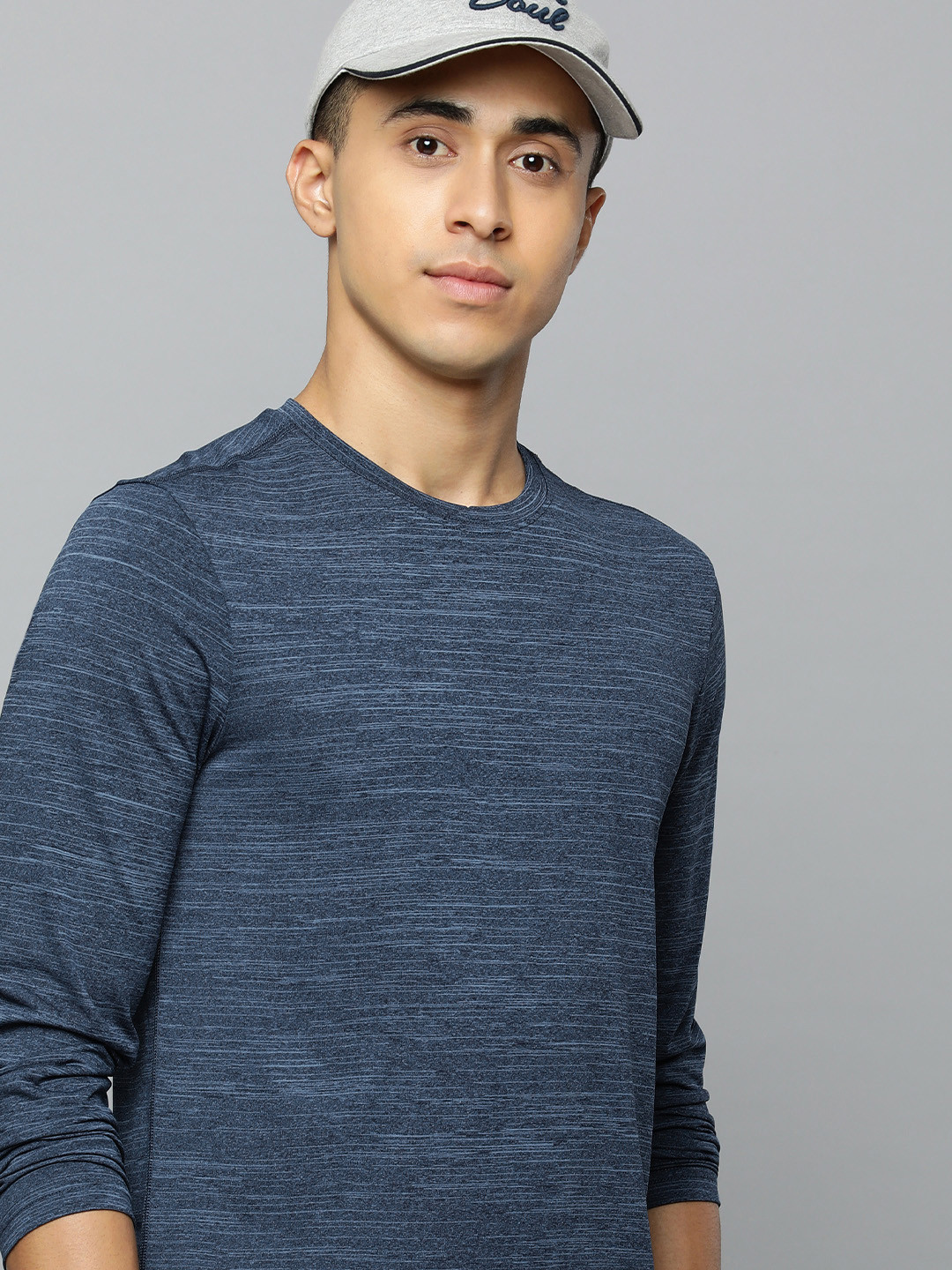 

Skechers Men Blue Printed Pure Cotton T-shirt