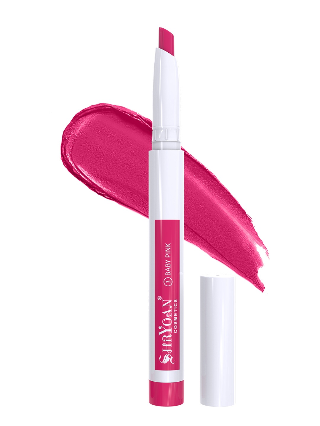 

SHRYOAN Waterproof & Smudge Proof Perfect Pout Non Transfer Matte Lipstick - Baby Pink 3