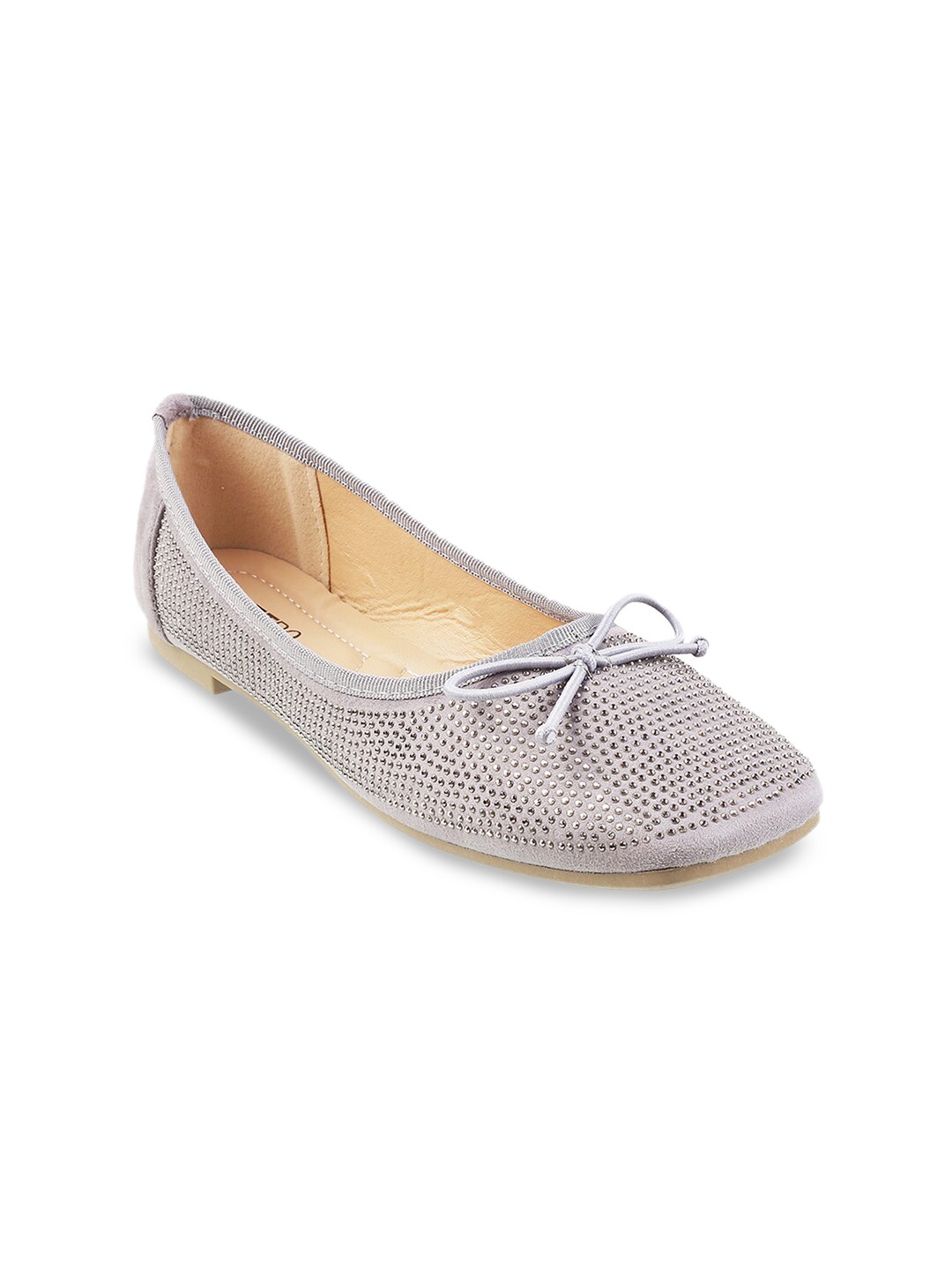 

Mochi Women Grey Flats