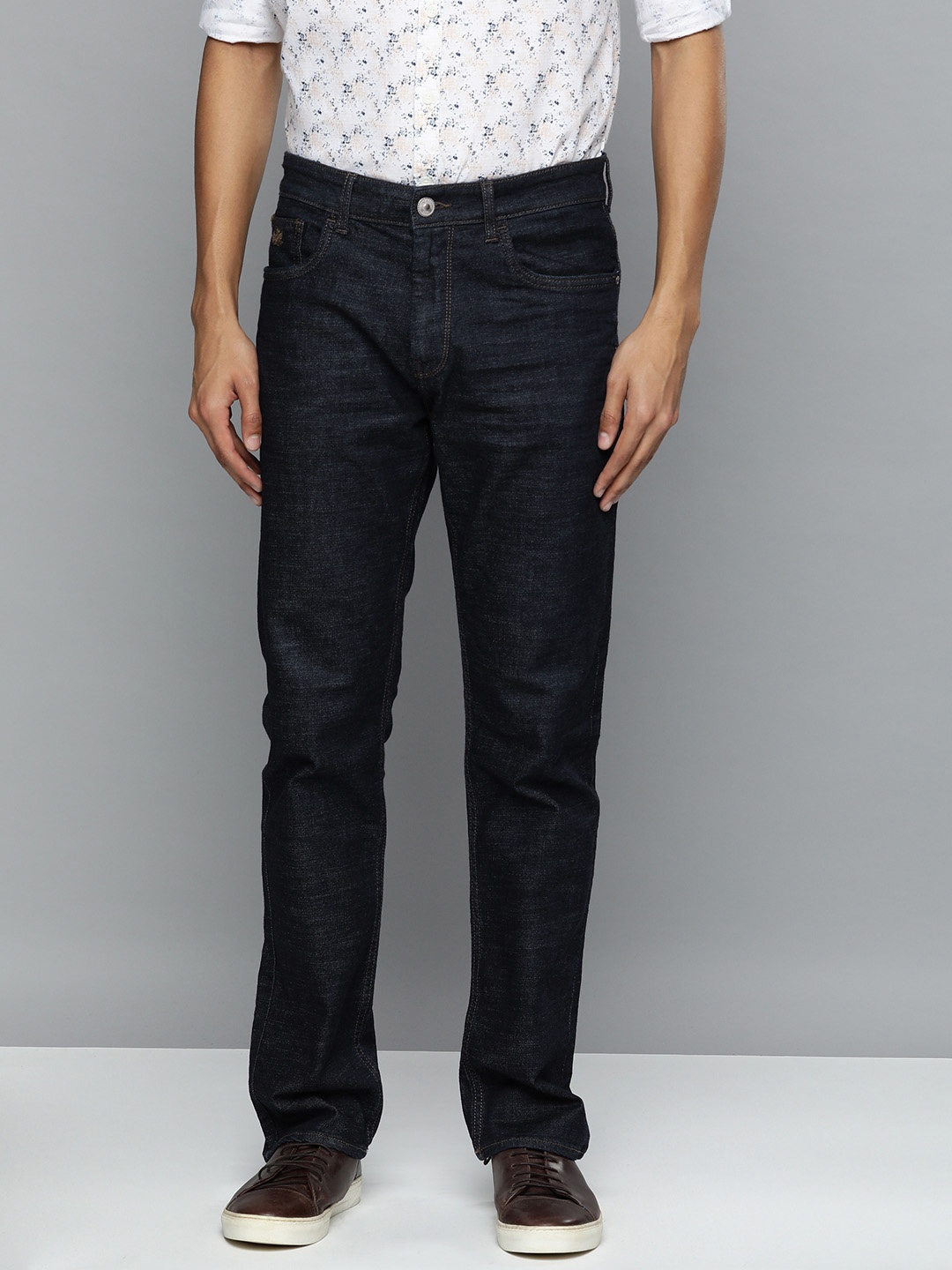

Flying Machine Men Blue Bootcut Mid Rise Stretchable Jeans