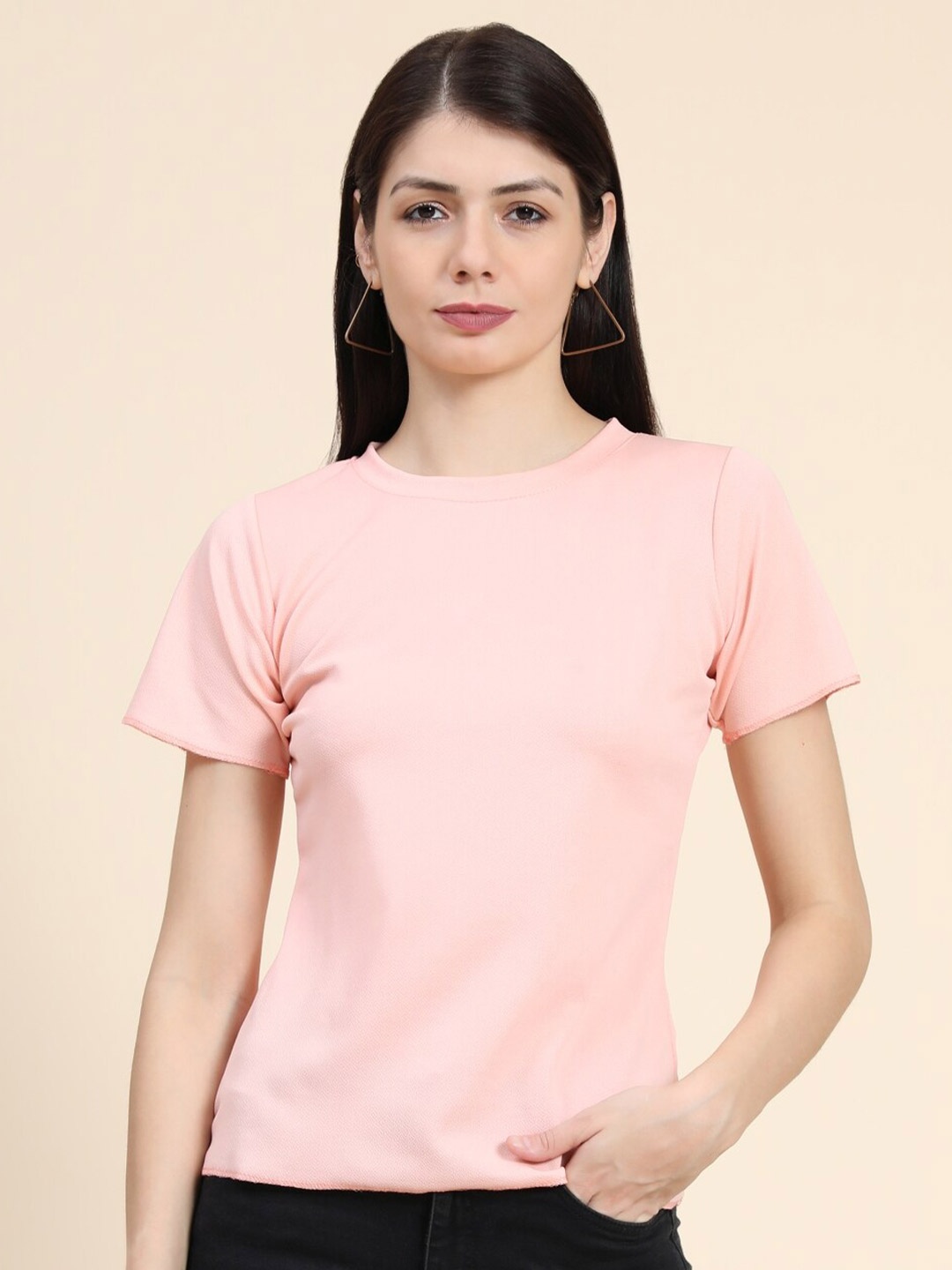 

WESTHOOD Peach-Coloured Top