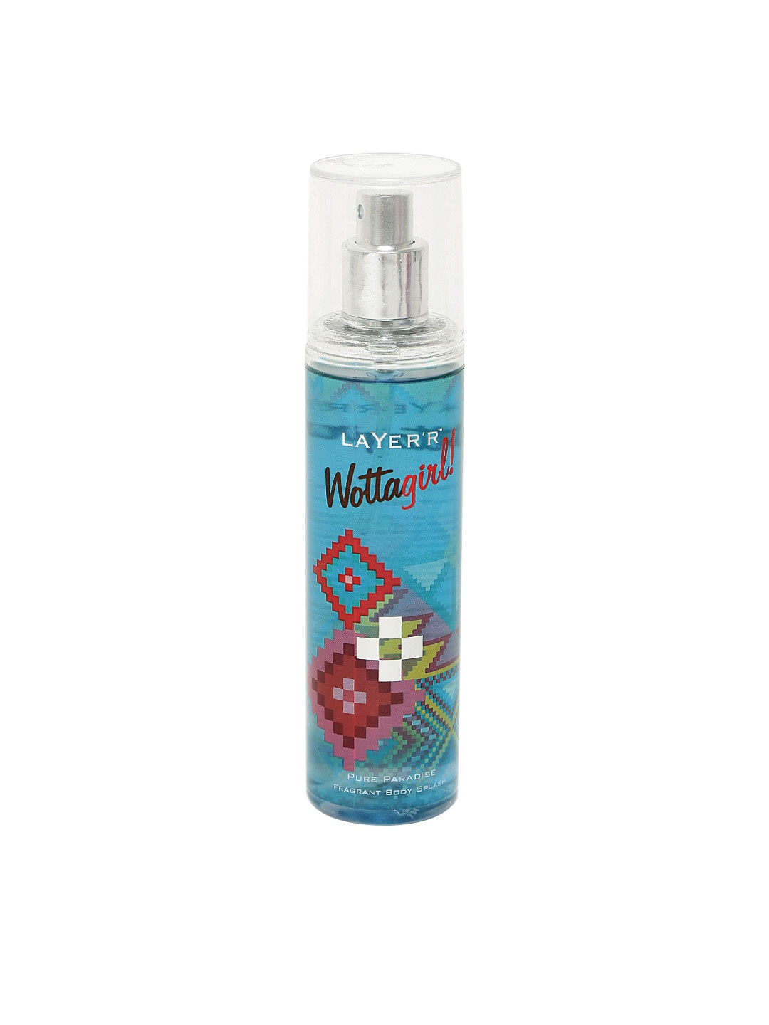

Layerr Wottagirl Pure Paradise Fragrant Body Splash 135 ml, Turquoise blue