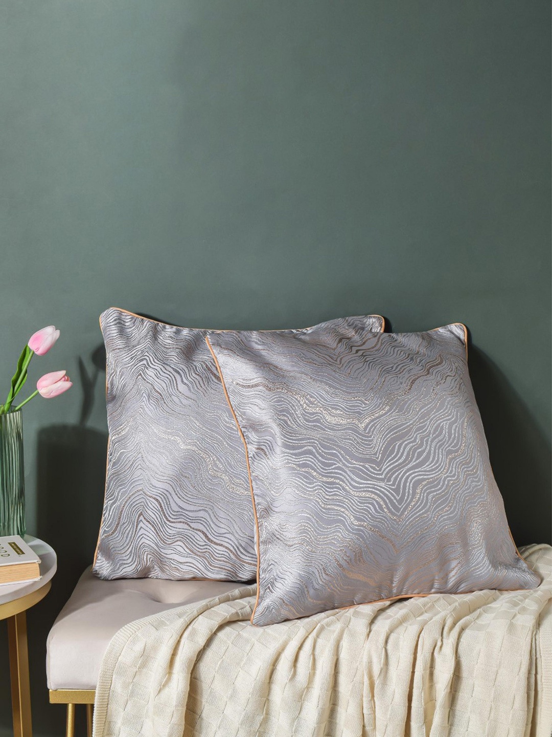 

Nestasia White Luxury Cushion Cover Set Of 2