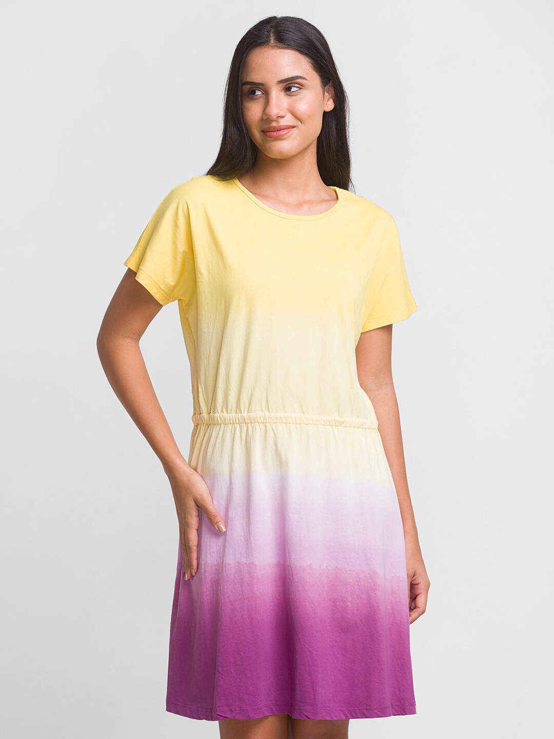 

XIN Yellow & Purple Nightdress