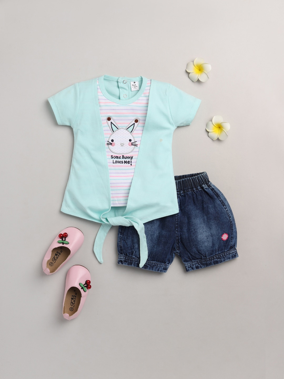 

BRATS AND DOLLS Girls Green Clothing Set