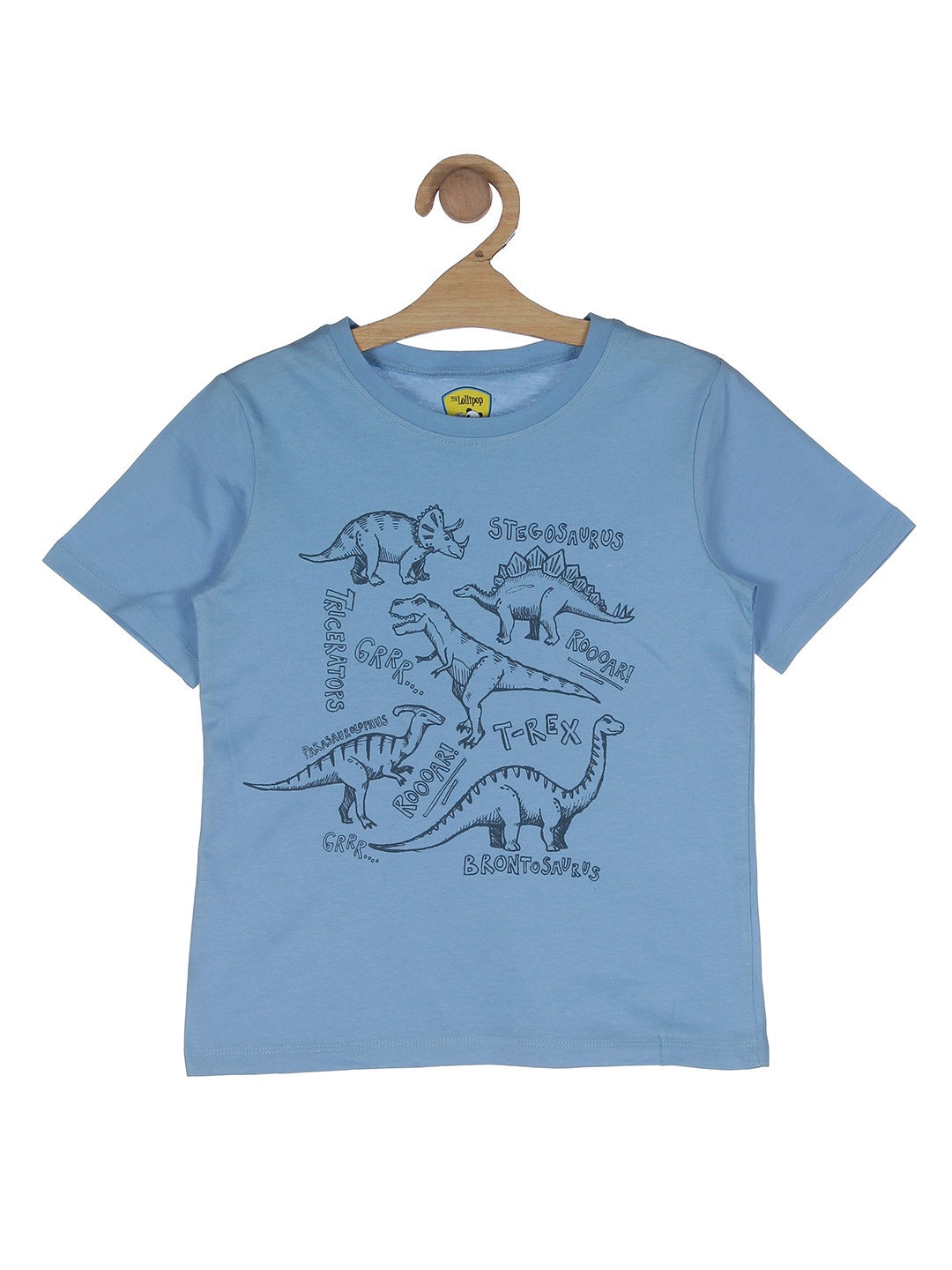 

Lil Lollipop Kids Blue Printed T-shirt