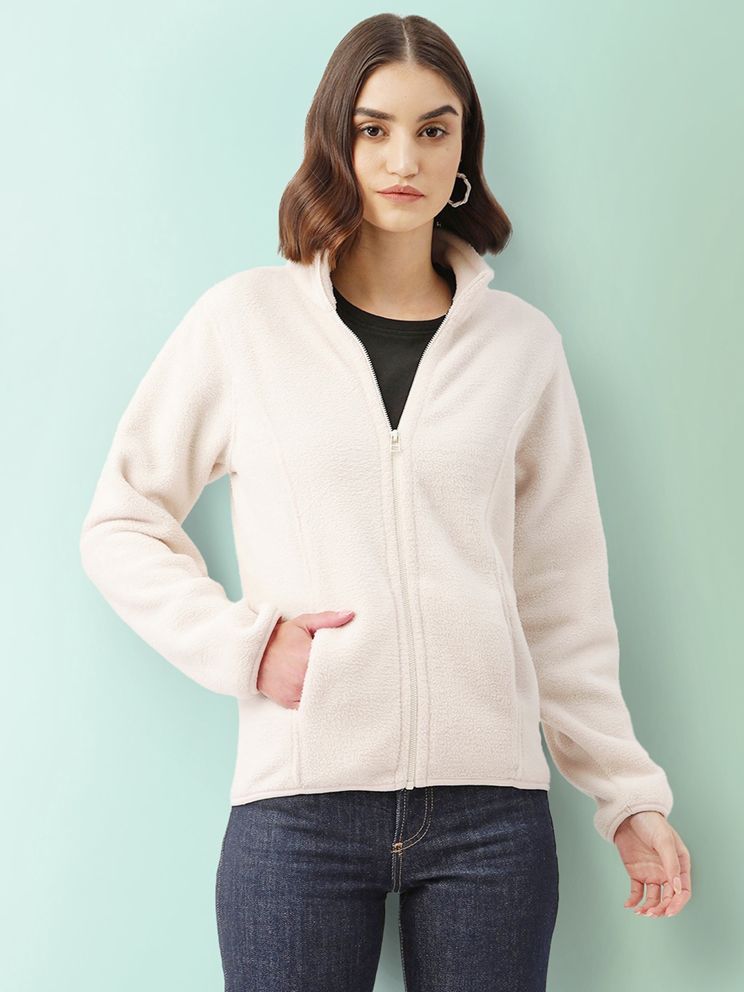 

LILL Women Off White Sweatshirt
