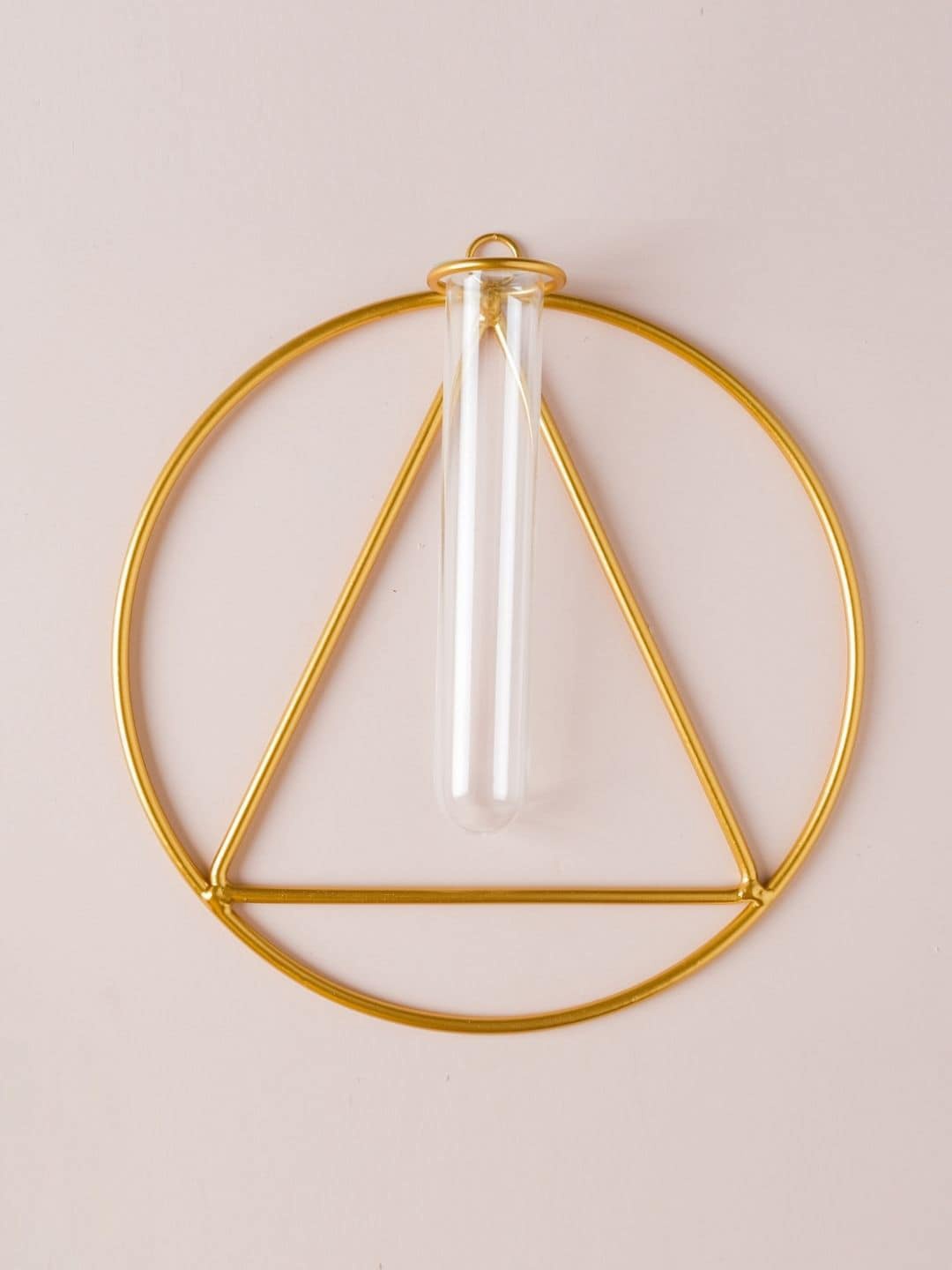 

Nestasia Gold-Toned & Transparent Hanging Glass Planter