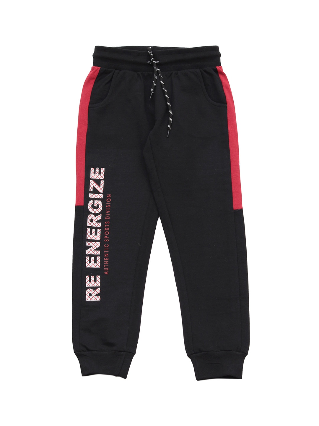 

Lil Lollipop Unisex Kids Black Printed Joggers