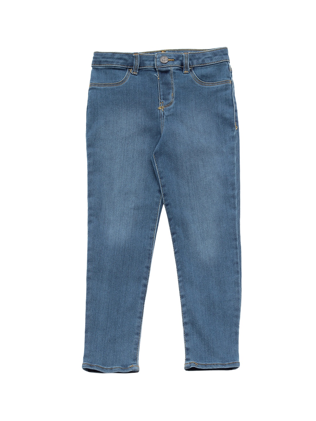 

Lil Lollipop Girls Blue Regular Fit Mid-Rise Jeans