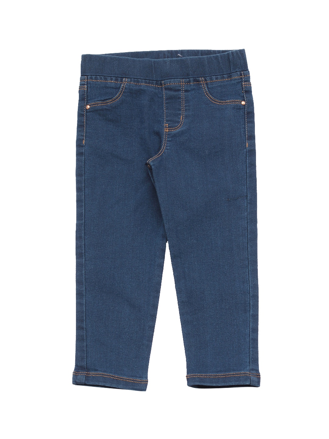 

Lil Lollipop Girls Navy Blue Elastic Waist Jeggings