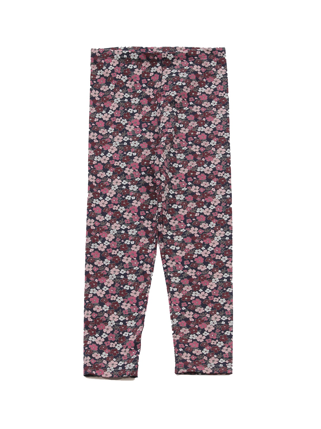 

Lil Lollipop Girls Black & Pink Printed Cotton Leggings