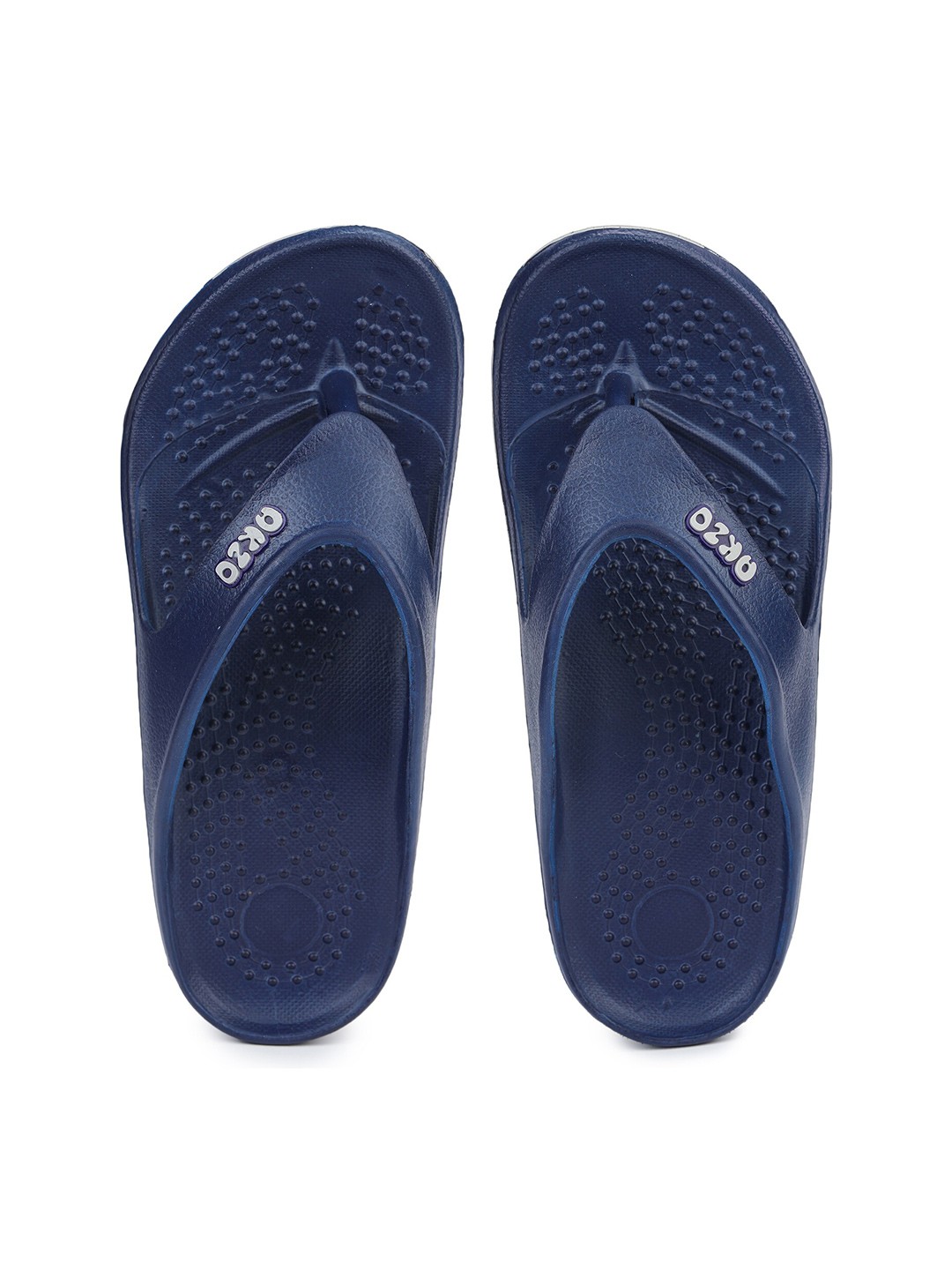 

ABROS Men Navy Blue Thong Flip-Flops