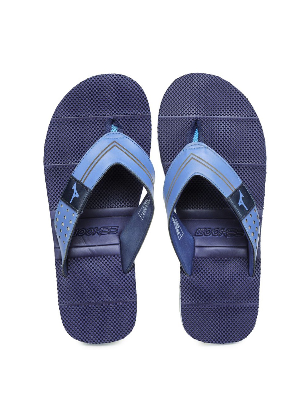 

ABROS Men Navy Blue Thong Flip-Flops