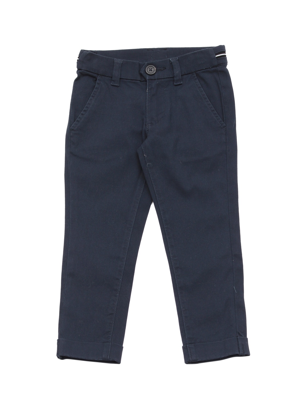 

Lil Lollipop Boys Navy Blue Slim Fit Trousers