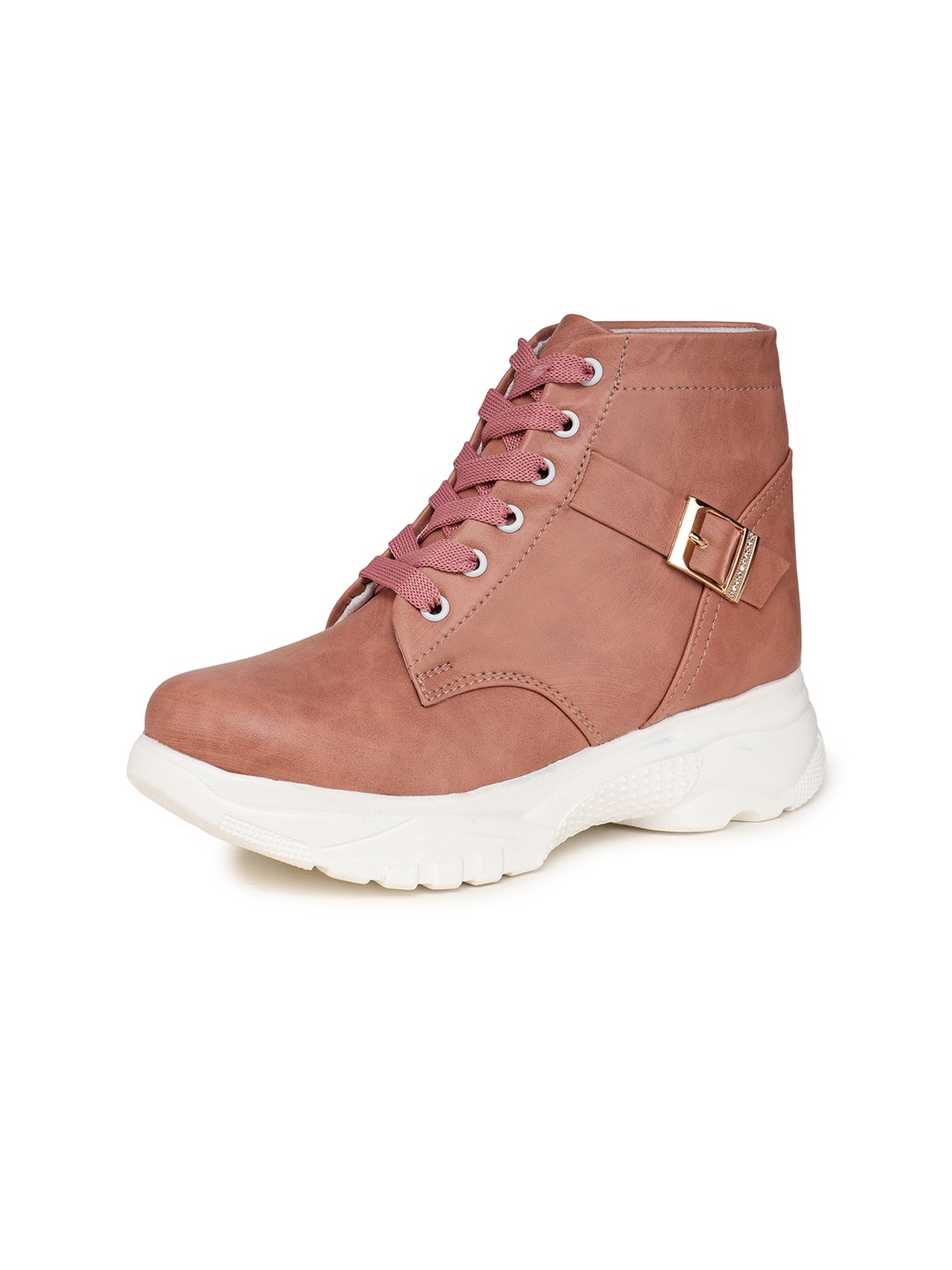 

BOOTCO Women Brown Light Weight Heeled Boots