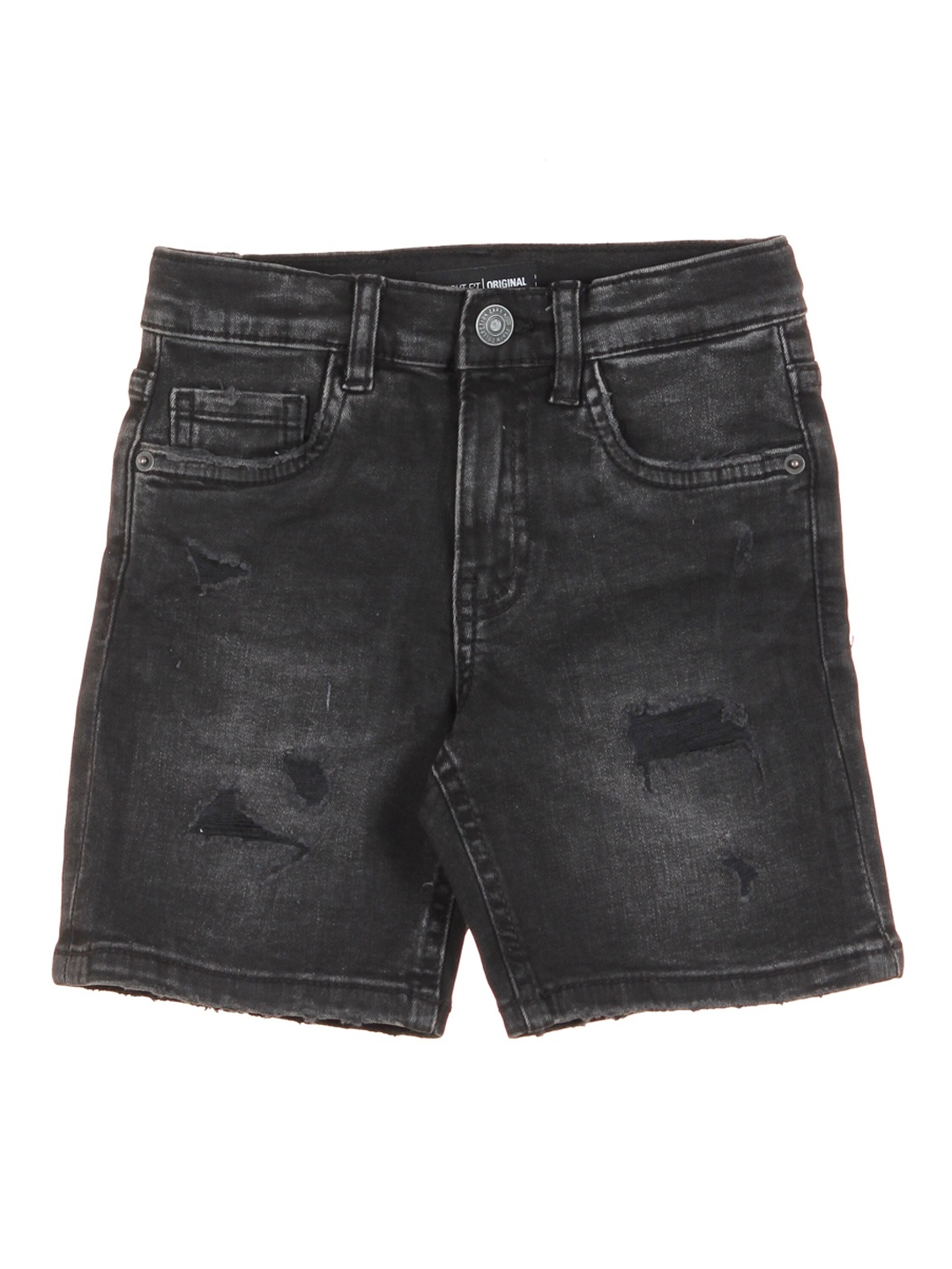 

Lil Lollipop Girls Charcoal Washed Outdoor Denim Shorts