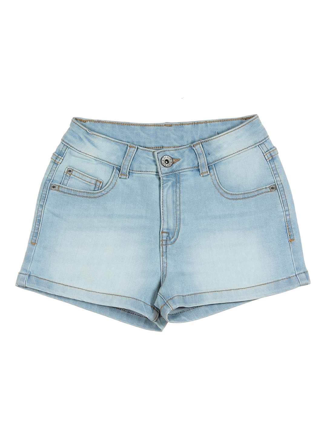 

Lil Lollipop Girls Blue Washed Outdoor Denim Shorts
