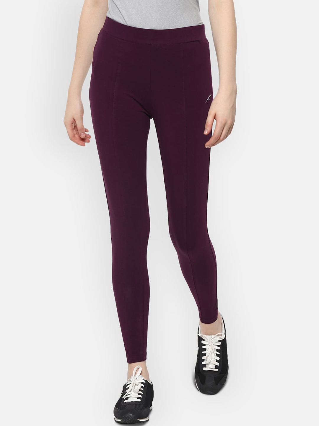 

FURO by Red Chief Women Purple Solid Skinny Fit Ankle Length Sports Leggings