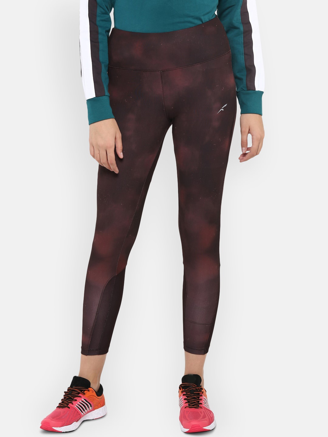 

FURO by Red Chief Women Brown Chocolate Printed Skinny Fit Ankle Length Leggings