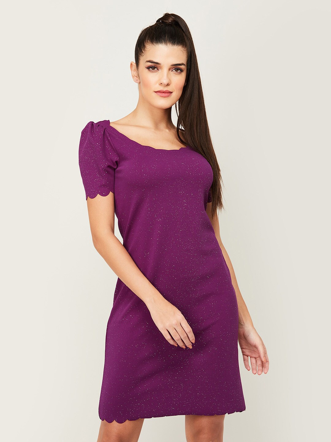 

CODE by Lifestyle Maroon A-Line Dress