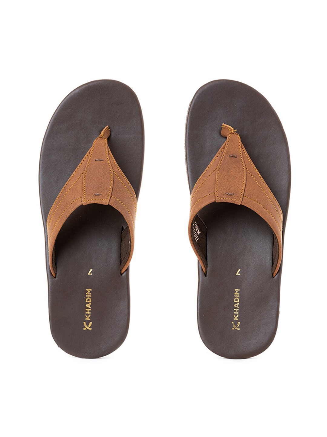 

Khadims Men Tan Thong Flip-Flops