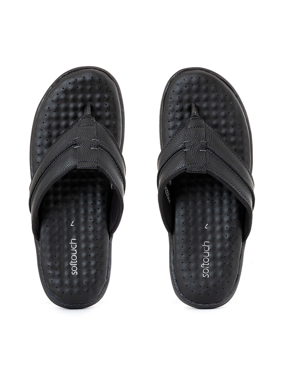

Khadims Men Black Slip-On