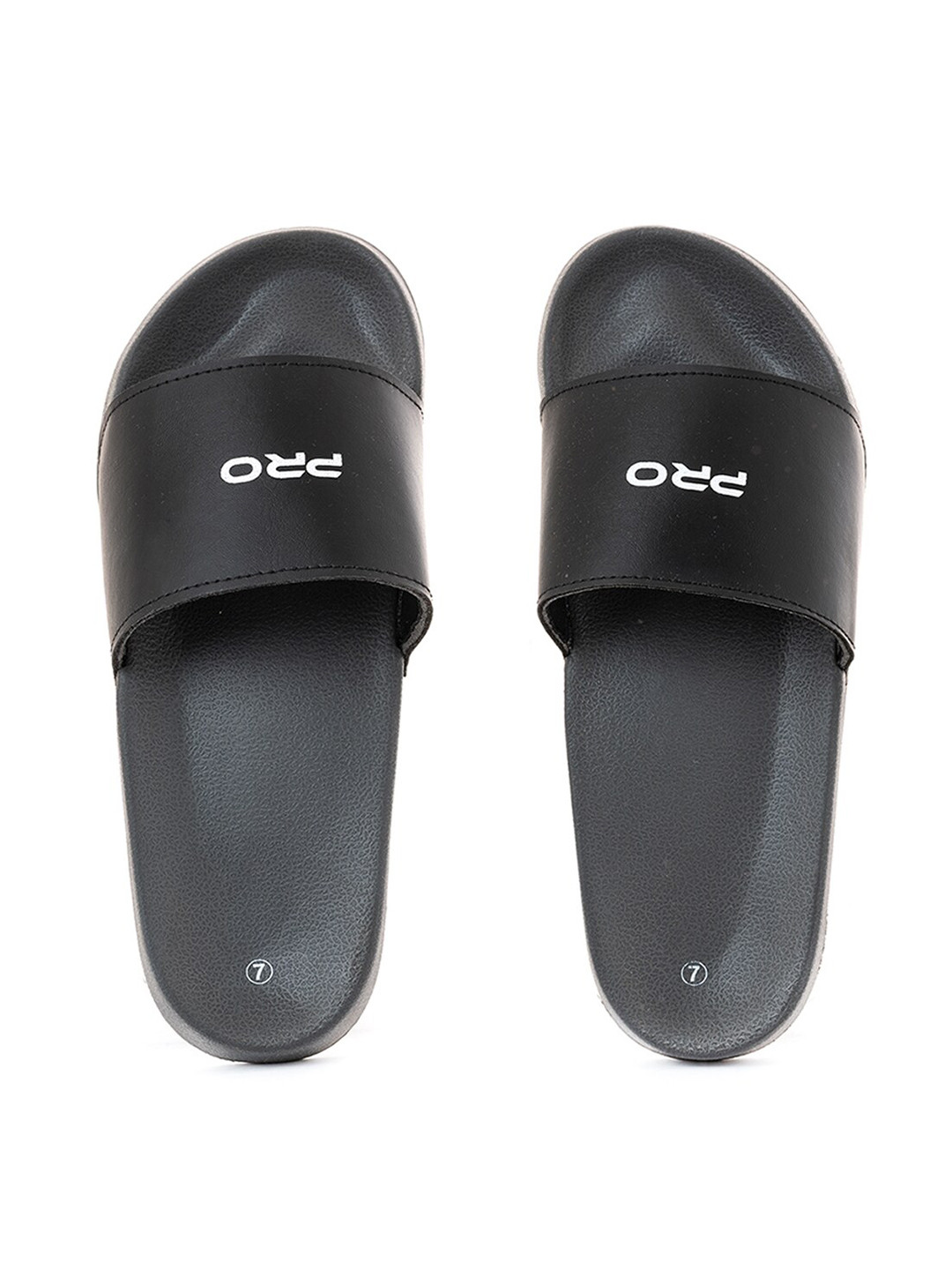 

Khadims Men Black Sliders