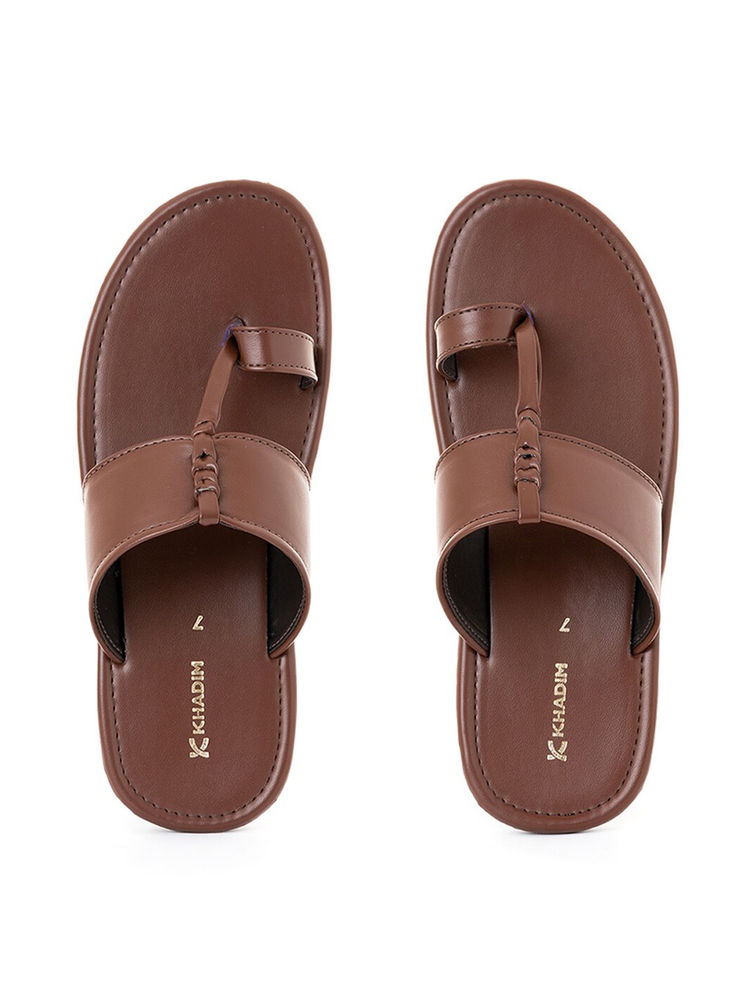 

Khadims Men Brown Ethnic Comfort Sandals