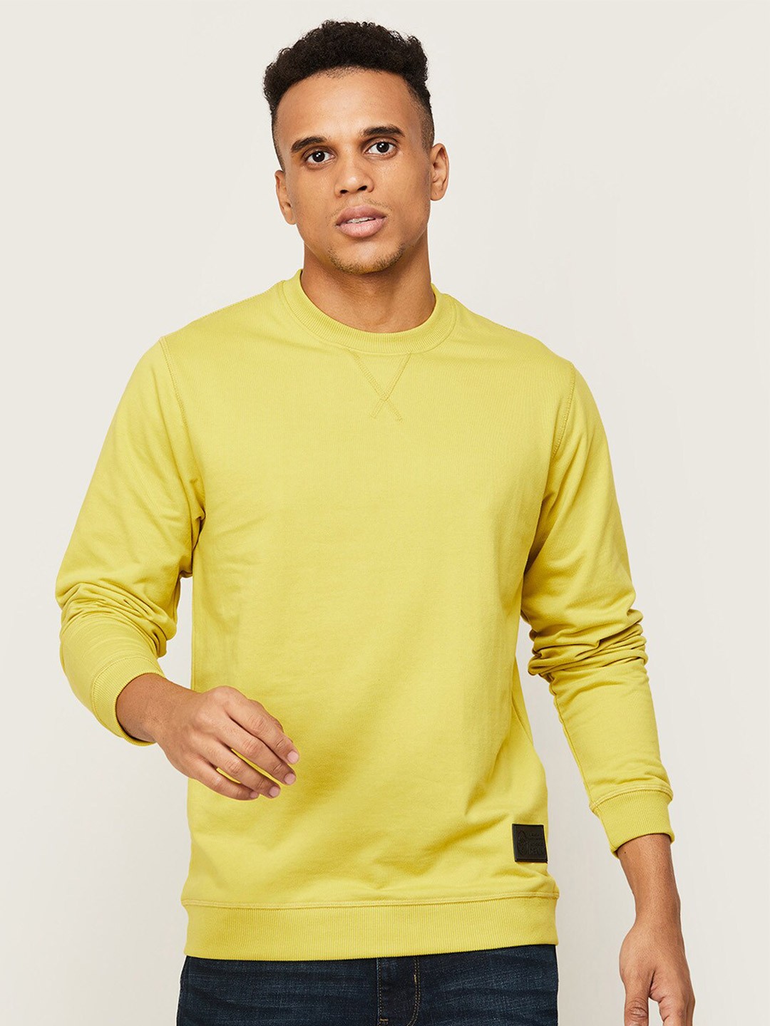 

Forca by Lifestyle Men Yellow Sweatshirt