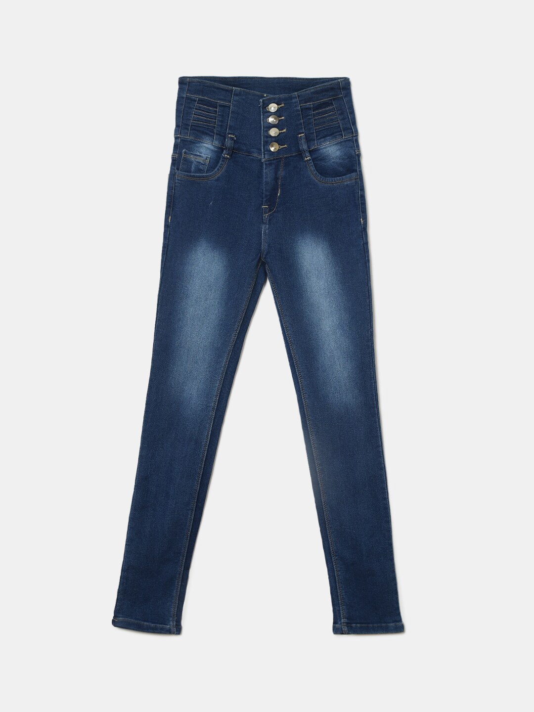 

V-Mart Girls Blue Classic Heavy Fade Jeans