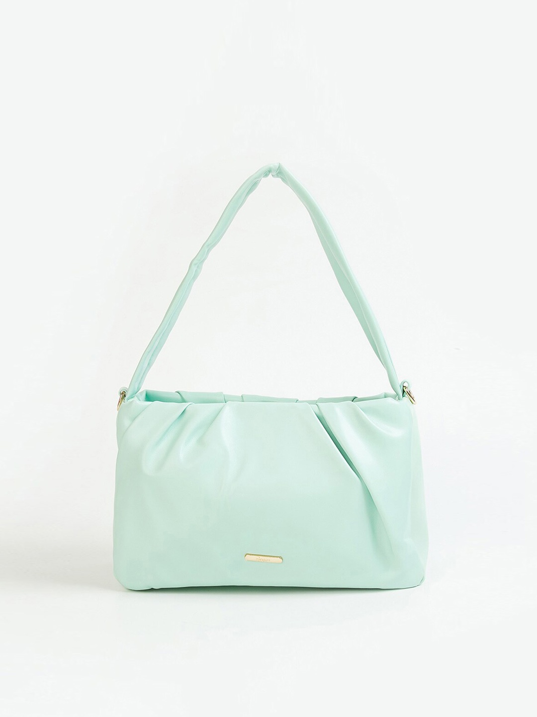 

Ginger by Lifestyle Green Oversized Structured Shoulder Bag