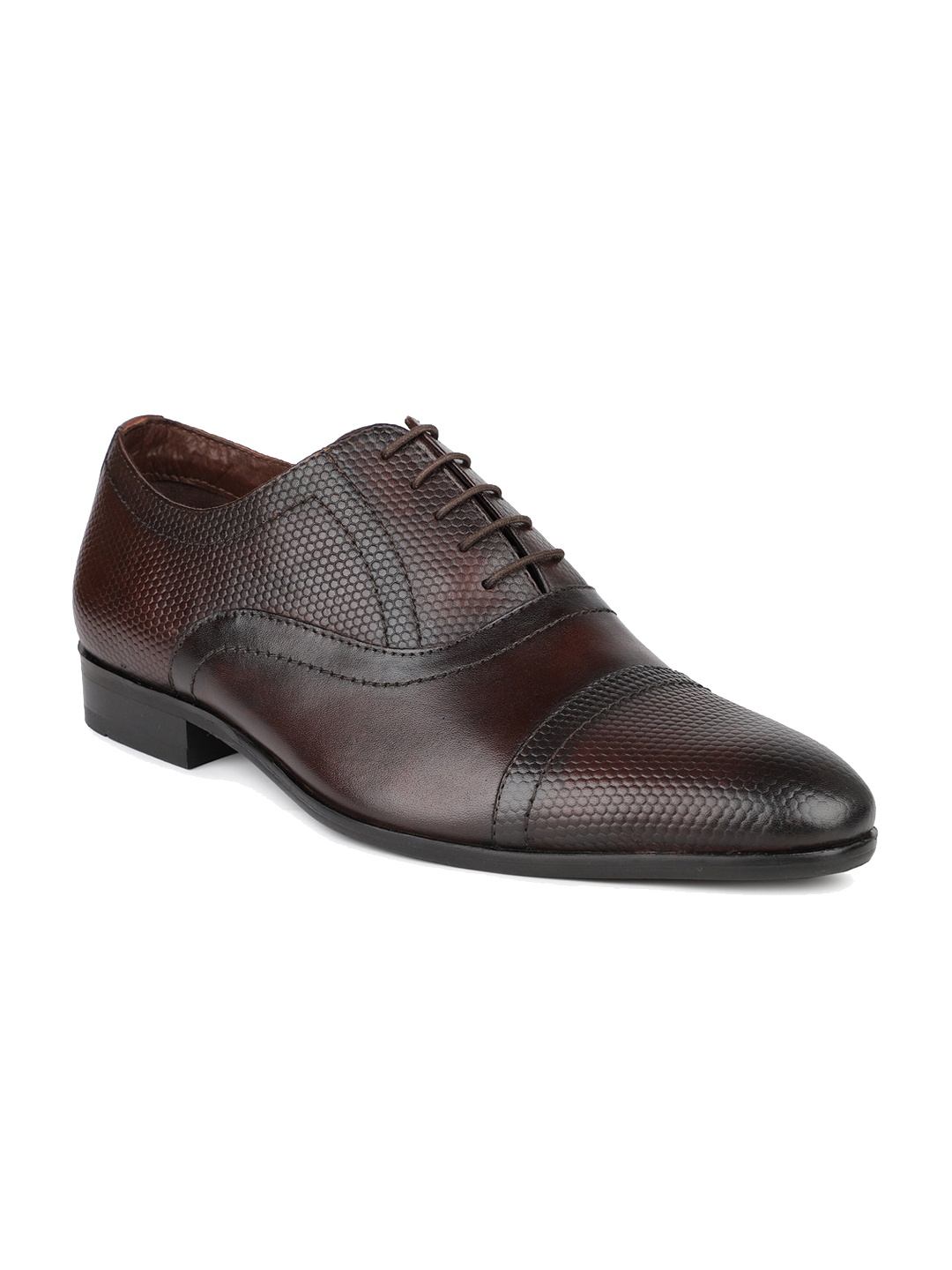 

ATESBER by Inc.5 Men's Brown Solid Formal Slip-On Shoes