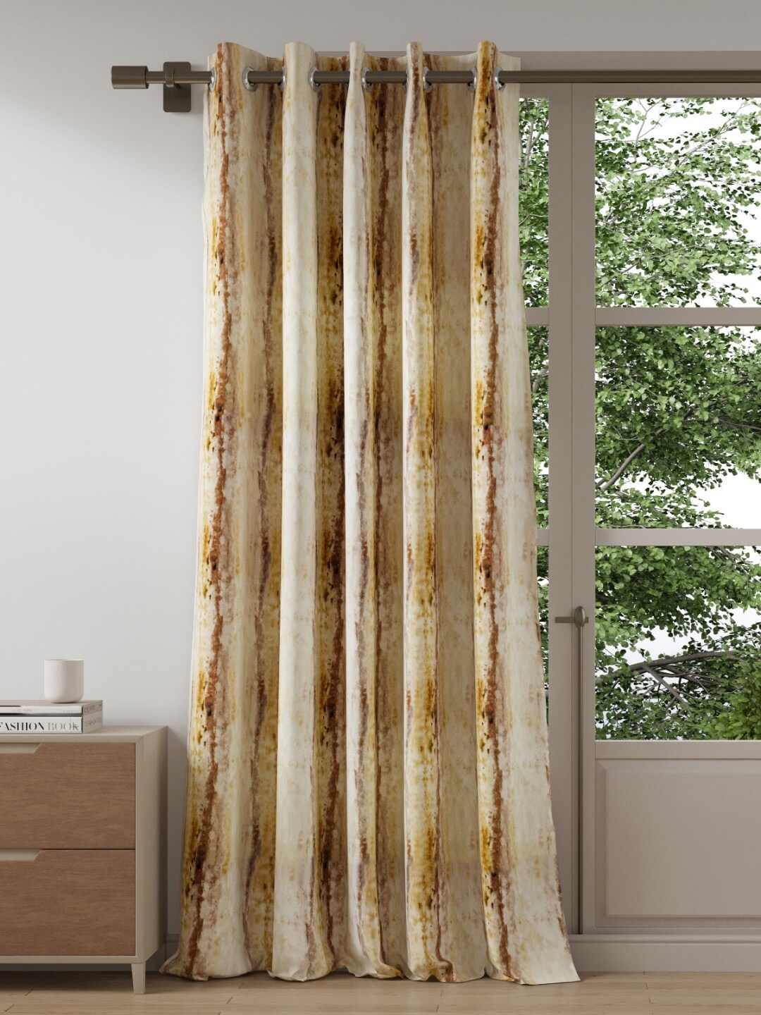

DDecor Gold-Toned Door Curtain