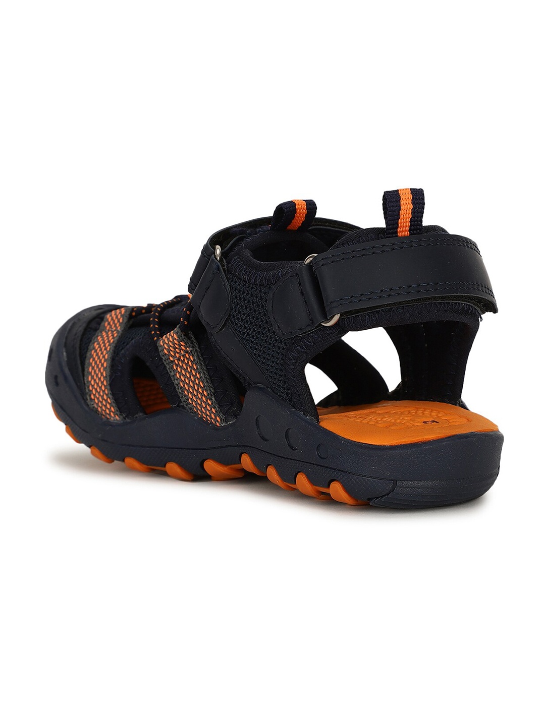 

Bubblegummers Boys Blue & Orange Fisherman Sandals
