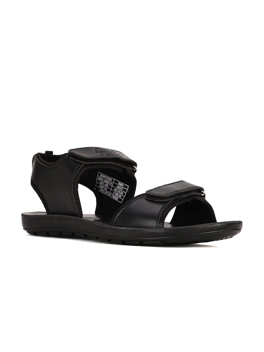 

Bubblegummers Boys Black PU Comfort Sandals