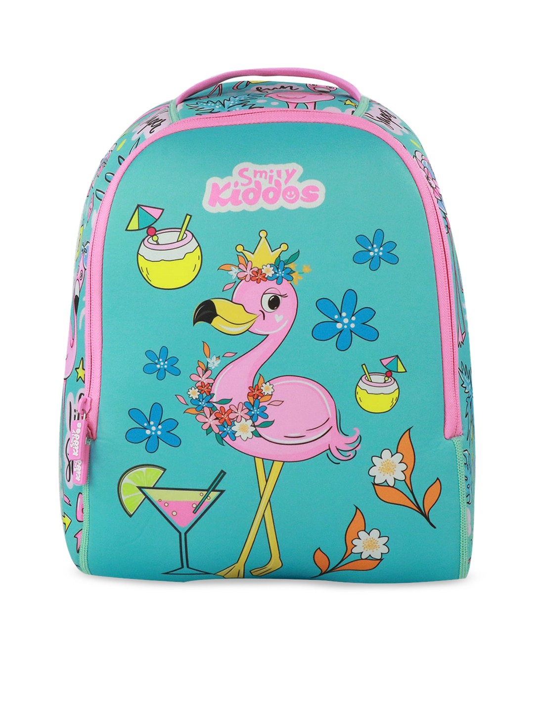 

Smily Kiddos Unisex Kids Blue & Pink Graphic Junior Backpack