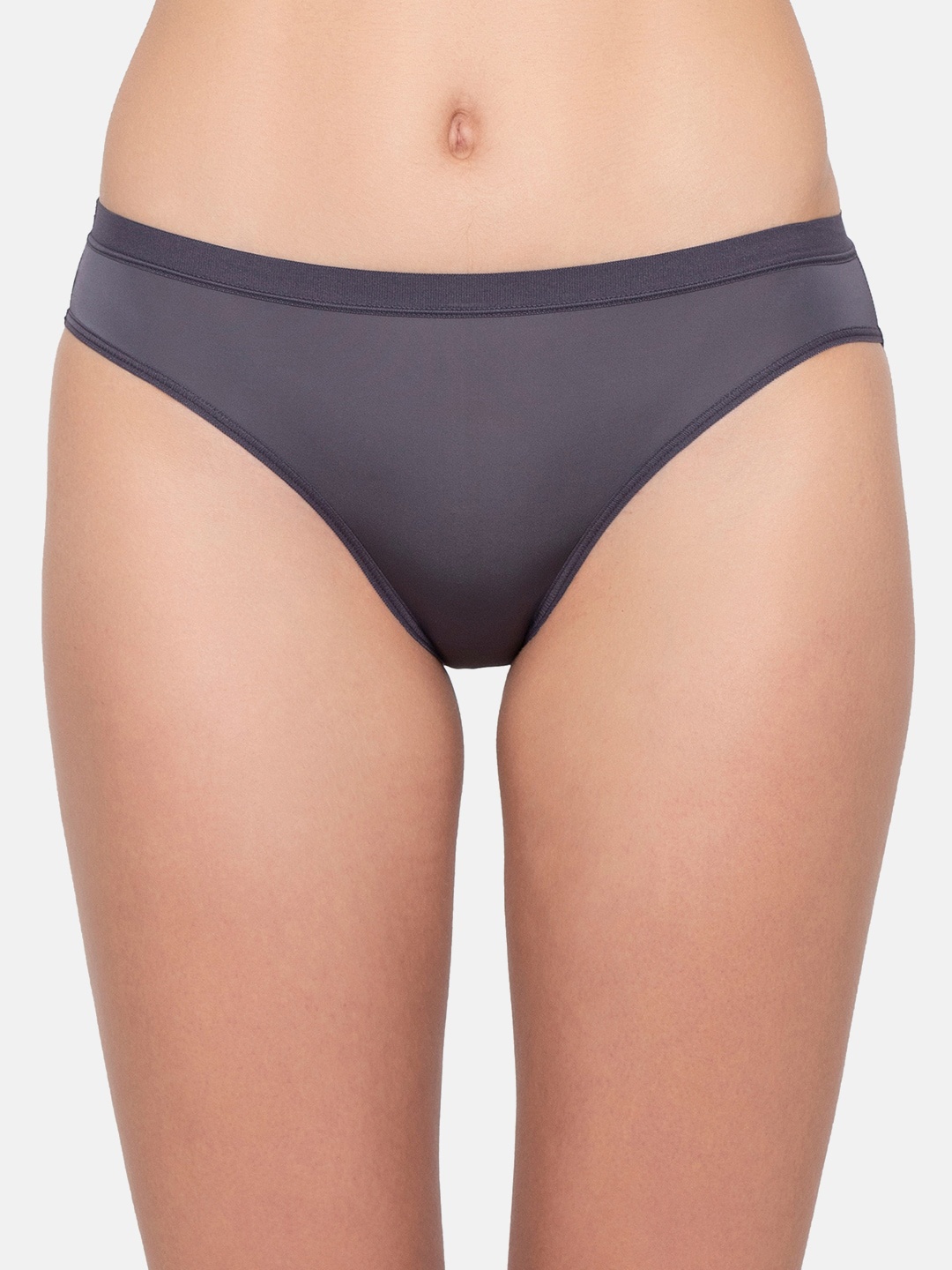 

Sloggi Women Grey Solid Hipster Briefs