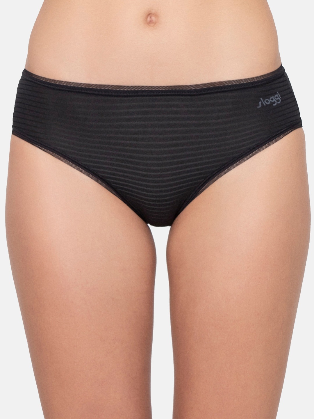 

Sloggi Women Everfresh Cotton Breathable Mid Rise Brief, Black