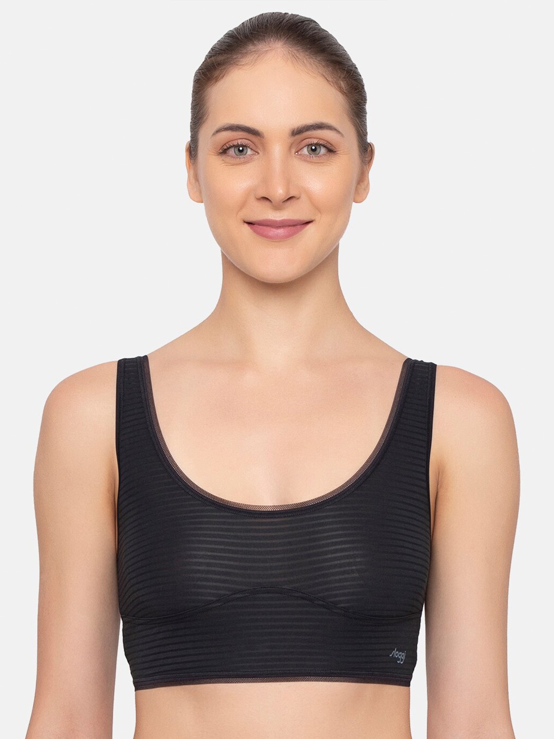 

Sloggi Women Black Everyday Cotton Non Padded Wireless Bra