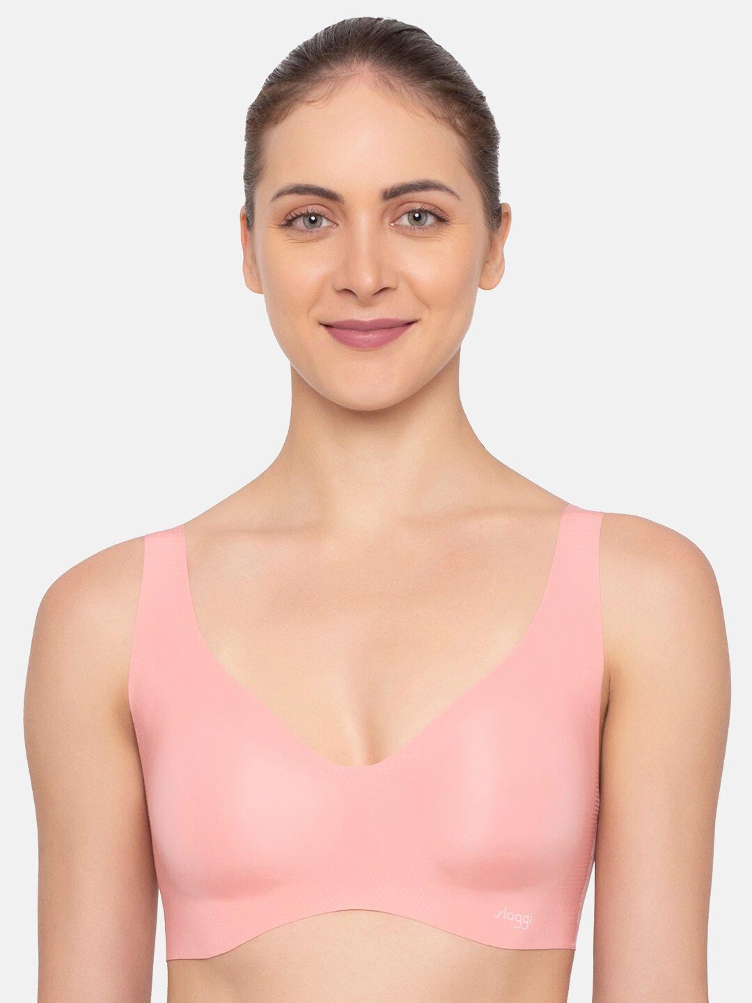 

Sloggi Women Pink Zero Feel Bralette EX Ultra Light Padded Bra
