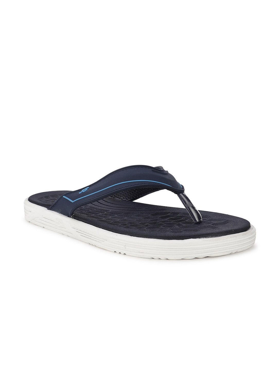 

Sandak by Bata Men Blue & White Thong Flip-Flops